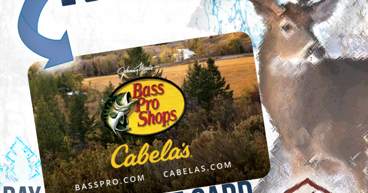 12 Days of Giveaways Day 6: $250 Bass Pro Shops and Cabela's Gift Card!